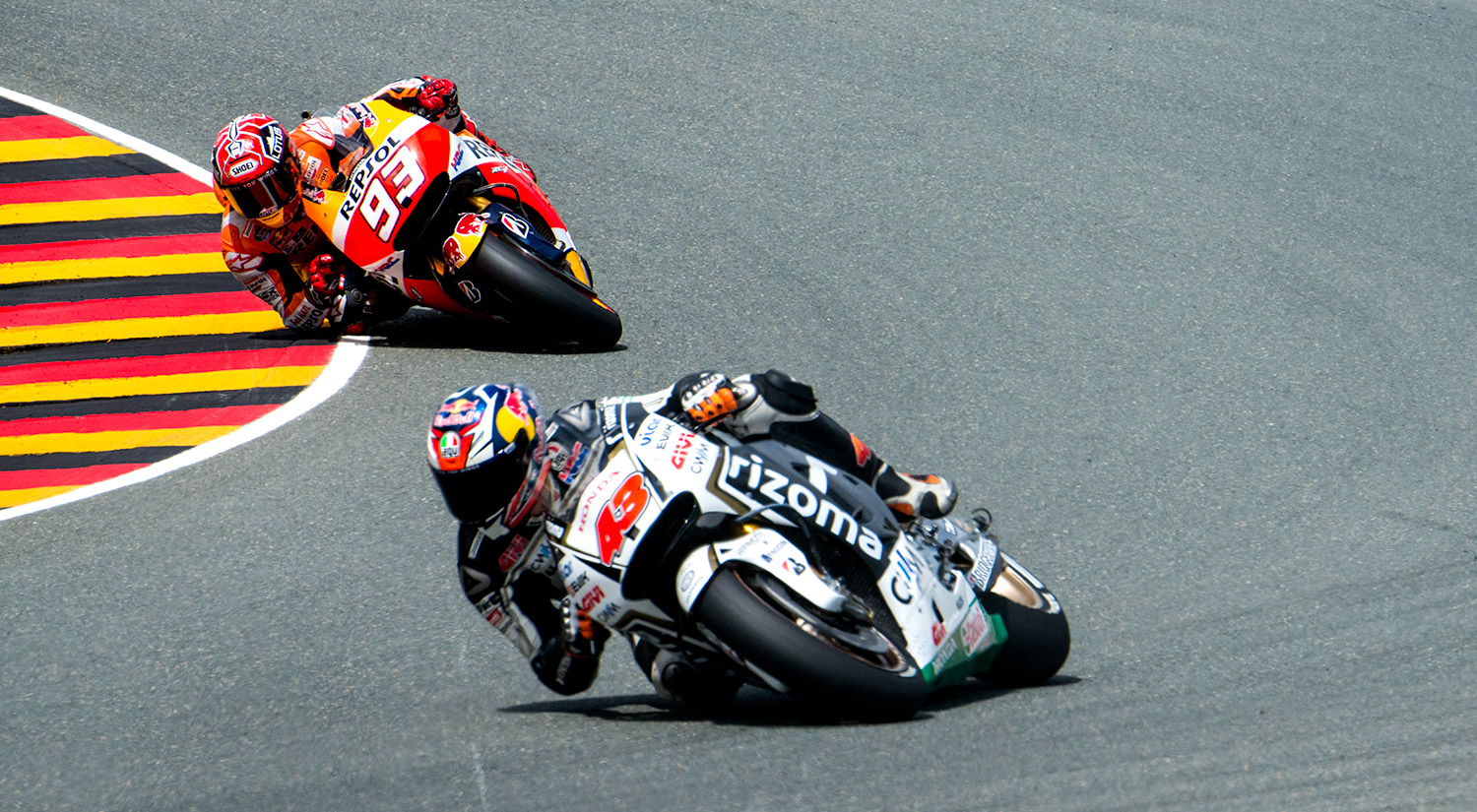 Marc Márquez - Honda & Jack Miller - Honda, Sachsenring, Germany, 2015