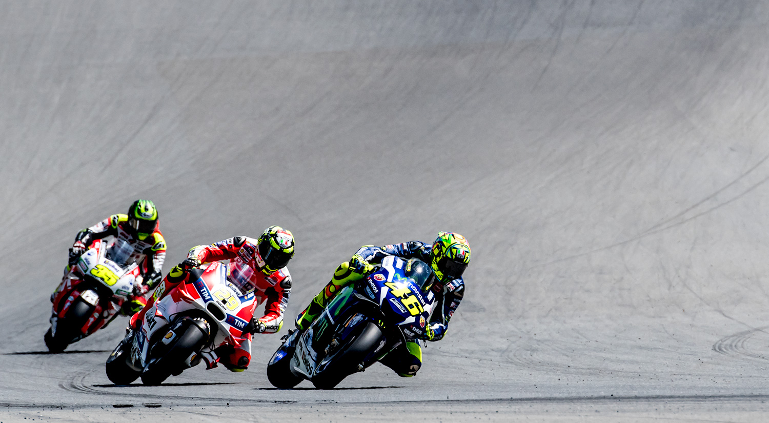 Valentino Rossi, Andrea Iannone & Cal Crutchlow, Brno, Czech Rep, 2016